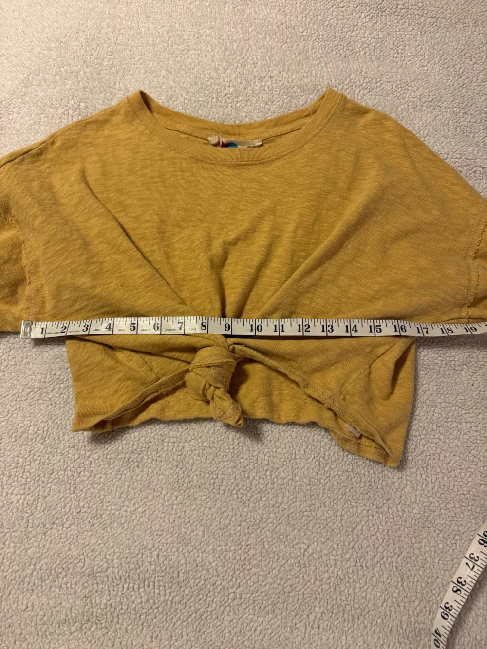 FP Beach Set Culver City Co-Ord Matching Pants Top Mustard Yellow Free People